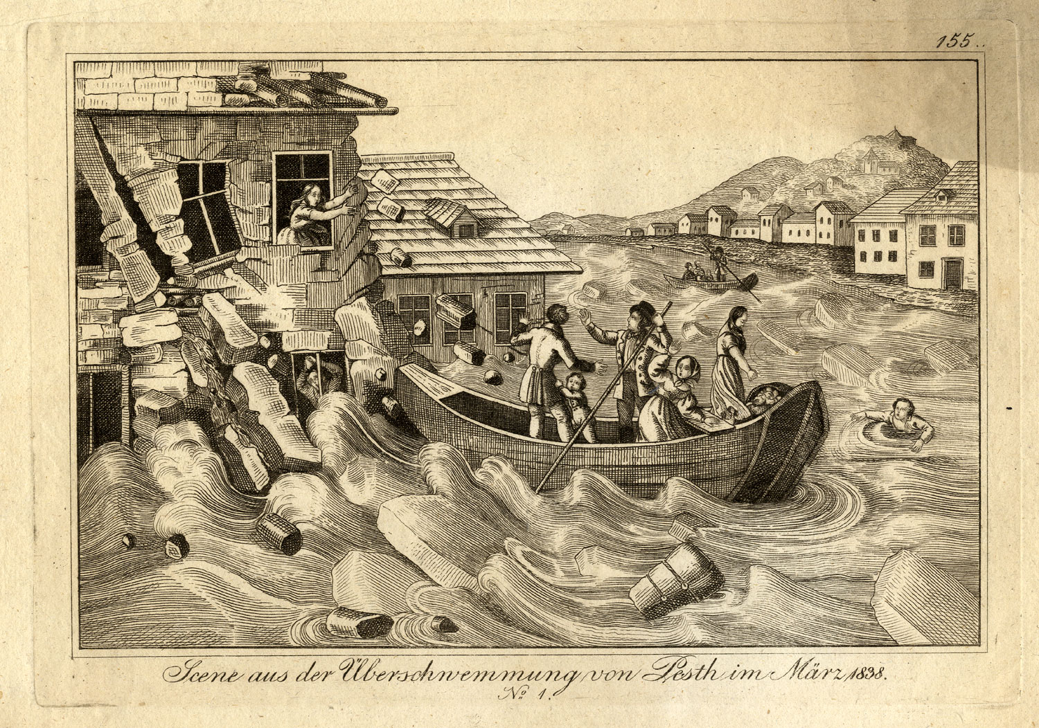 Az 1838-as árvíz korabeli grafi kán, 1838 körül