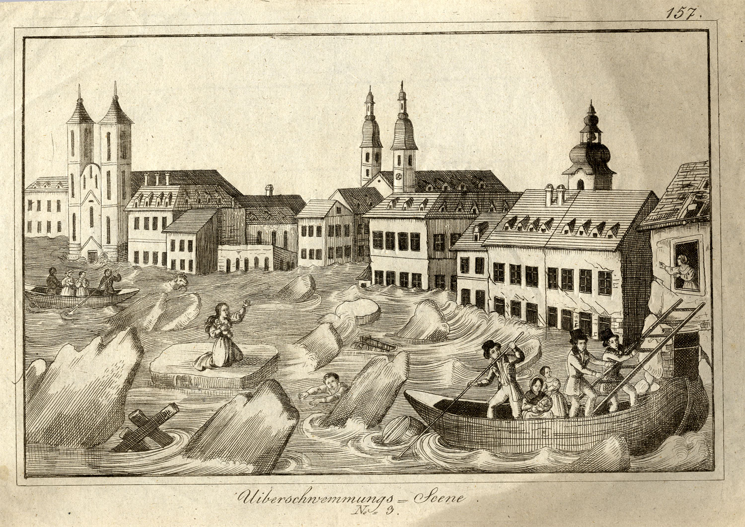 Az 1838-as árvíz korabeli grafi kán, 1838 körül